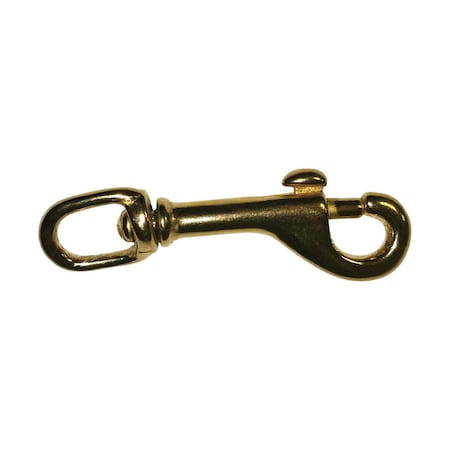 Baron Baron 3/8 in. D X 3 in. L Polished Bronze Bolt Snap 80 lb 5025B-3/8